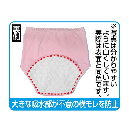 さわやか安心花柄レース深ばき安心ショーツ 2色7枚組 大吸収用 M～LL