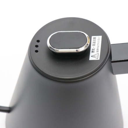 ヒロコーポレーション 保温・温度調節機能付きグースネック ケトル KTK-378 BK ブラック