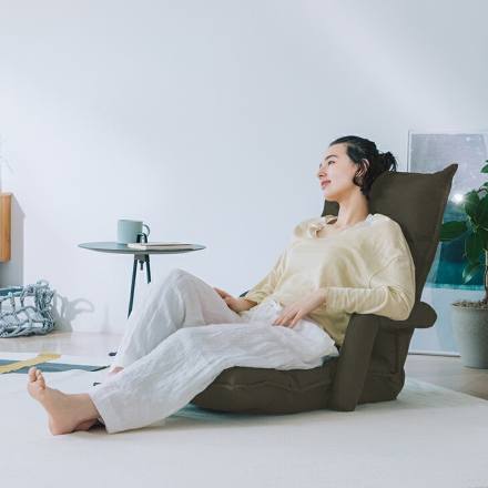 エイミー スイッチチェア マッサージチェア 肘付き リクライニング AIM-133 レッド