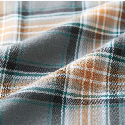 チェック柄 パジャマ メンズ 2色組 綿混起毛 ネイビー・グレー M