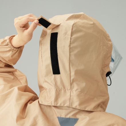 レインコート 雨でも見やすい 回転式フード
