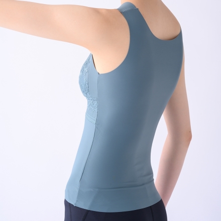 ノンワイヤーでらくらくタンクブラ 3色組 カップ付きキャミソール Mサイズ