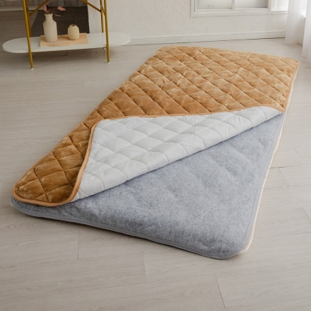 節電対策!万能アルミシート入り簡易シート 敷パッド用 シングル