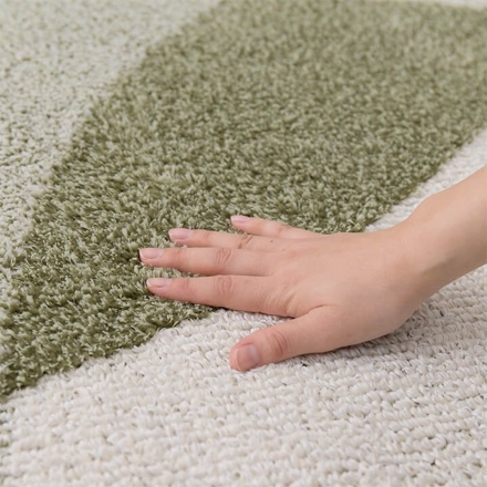 ラグ ラグマット 130×190cm 日本製 タフトカーペット「ジャスト」 ベージュ