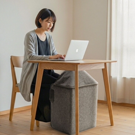 折りたたみ遠赤外線パネルヒーター 毛布付き