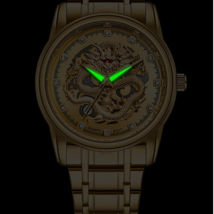 黄金龍腕時計（龍神ブレスレット付き）