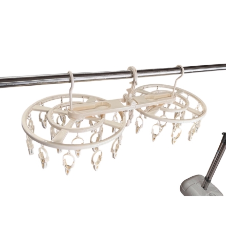 ぐるぐるピンチハンガー 回して干せる 回転式ハンガー 回転ハンガー