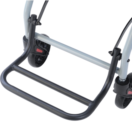 折りたたみ式 お出かけカート 座面付き 耐荷重100kg ブレーキ搭載 シルバーカー 完成品 スチール製 旅行 散歩 介護 介助 軽量 移動補助