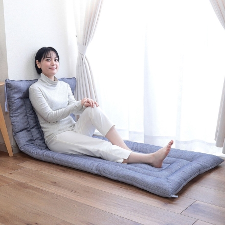 しじらごろ寝長座布団 2枚組 ごろ寝マット ごろ寝 しじら織 長座布団 春夏