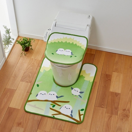 「森のシマエナガ」トイレマット シマエナガ トイレタリー