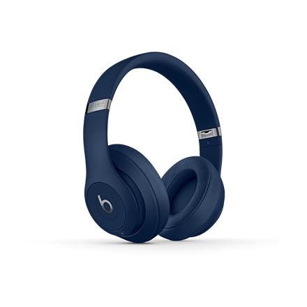 Beats Studio3 Wirelessオーバーイヤーヘッドフォン - ブルー+AppleCare+ for Headphones