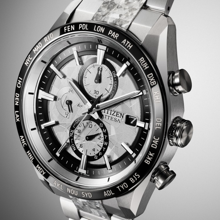 CITIZEN シチズン ATTESA アテッサ AT8284-61A メンズ 腕時計 エコ・ドライブ 電波ソーラー ダイレクトフライト デュラテクト サファイアガラス クロノグラフ 10気圧防水