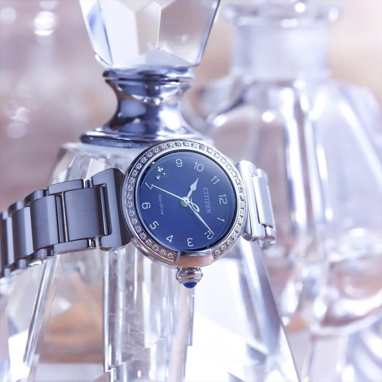 CITIZEN シチズン L エル ARCLY Collection アークリーコレクション EM1120-87L レディース 腕時計 光発電 エコドライブ サファイアガラス ブルー文字盤 ステンレス 日常生活用防水