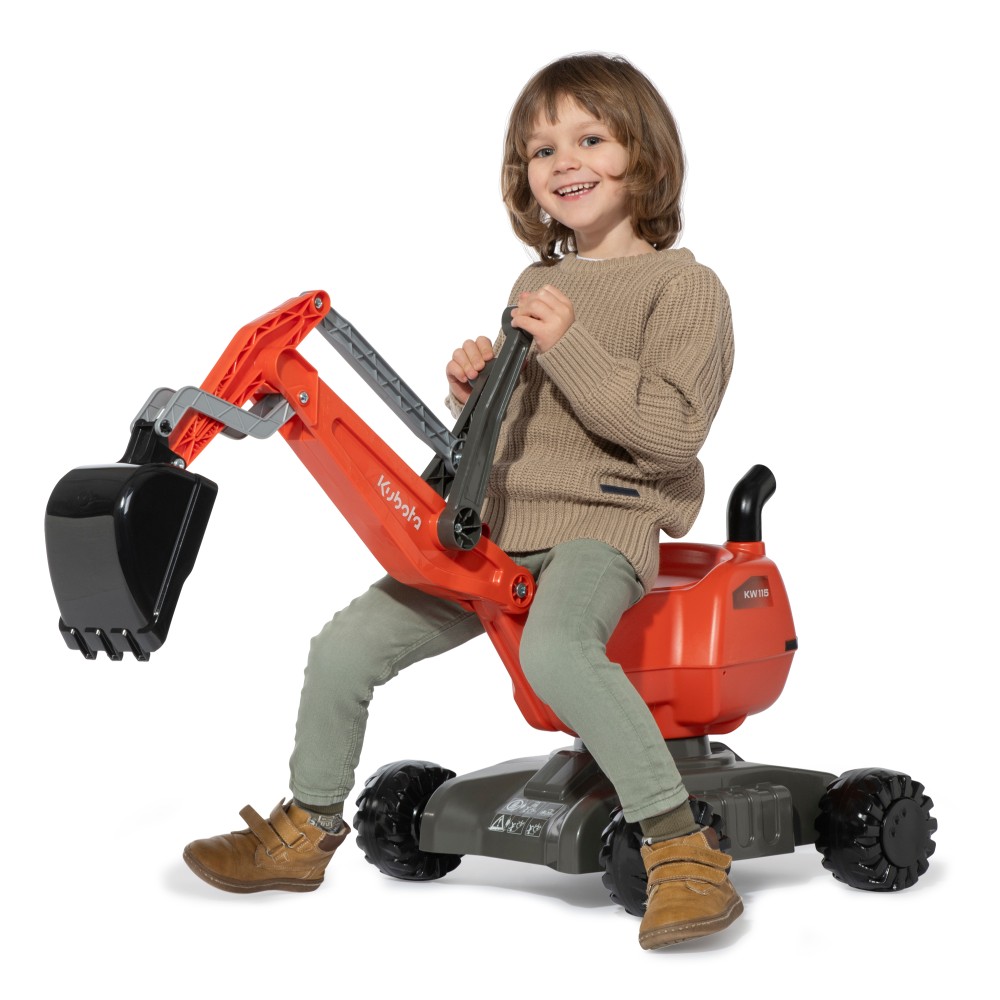 ロリートイズ 乗用おもちゃ ディガー KUBOTA 421213 ショベルカー 3～5歳向け
