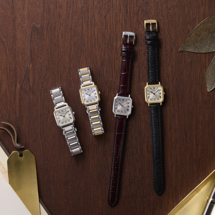 SEIKO セイコー SEIKO SELECTION nano・universe Special Edition SSEH018 八角形ケース レトロデザイン クオーツ レディース 腕時計