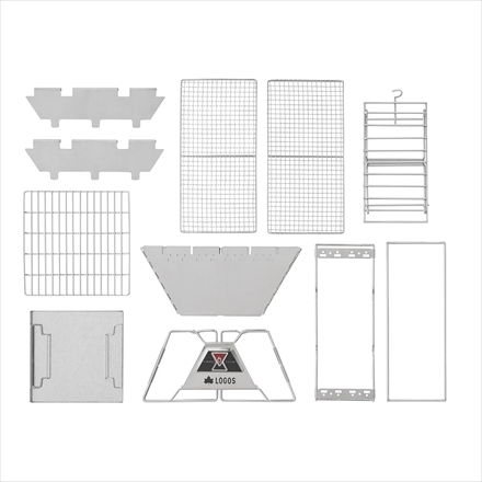 ロゴス LOGOS the ピラミッドTAKIBI L コンプリート 81064166 ＆たき火台シート