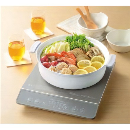 【卓上鍋セット】CT-25 コロント セラミックコーティング鍋 24cm & DE6329 オールナイロンお玉 & DH6307 菜箸 27cm & K72904 掴めるなべしき 4点セット