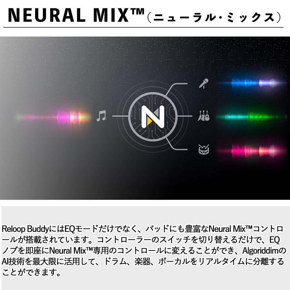 Reloop djay専用 DJコントローラー Buddy ＆ケーブル＆ヘッドホン＆アダプタ