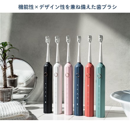 EPEIOS Okare! 音波電動歯ブラシ シャンパン ET003AGUN1 ＆ 替えブラシ コンパクトサイズ＆ GUM デンタルジェル65g ＆マイクロファイバータオル グレー