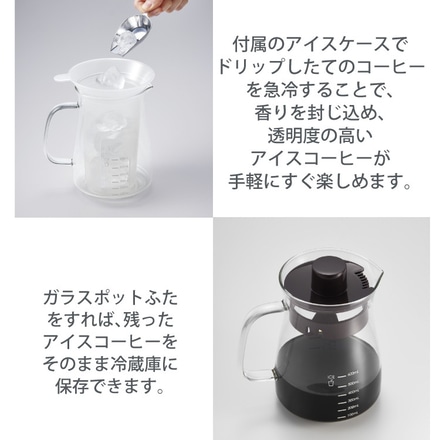 ラドンナ Toffy HOT&ICEハンドドリップコーヒーメーカー ペールアクア K-CM10-PA ＆ 森彦 コーヒー粉