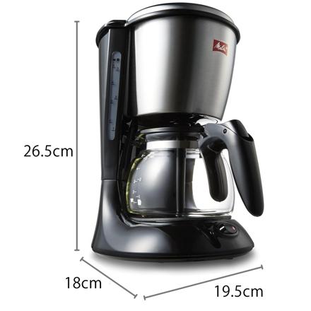 メリタ コーヒーメーカー ツイスト SCG58-5-R ルビーレッド ＆ ペーパーフィルター