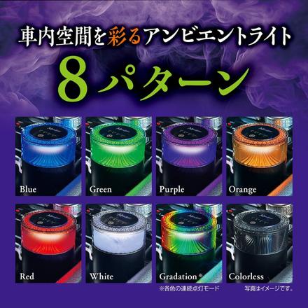 プロスタッフ 噴霧式フレグランスディフューザー ブレスモンスター 芳香剤 車用 L267 ルミナスムスクL268 クロス 3点セット