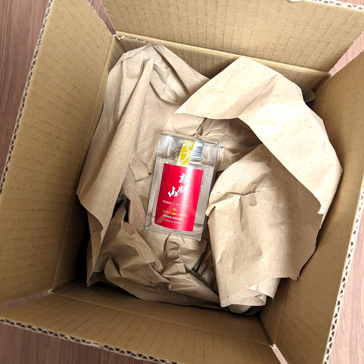 新潟地酒ハンドローション 麒麟山 〔100ml〕 ハンドケア 化粧水