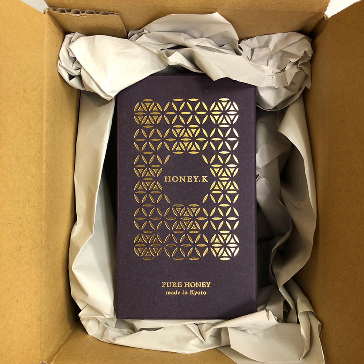 京都市内産 蜂蜜 京百花 化粧箱入 〔250g〕 はちみつ【北海道・沖縄県・離島 配送不可】