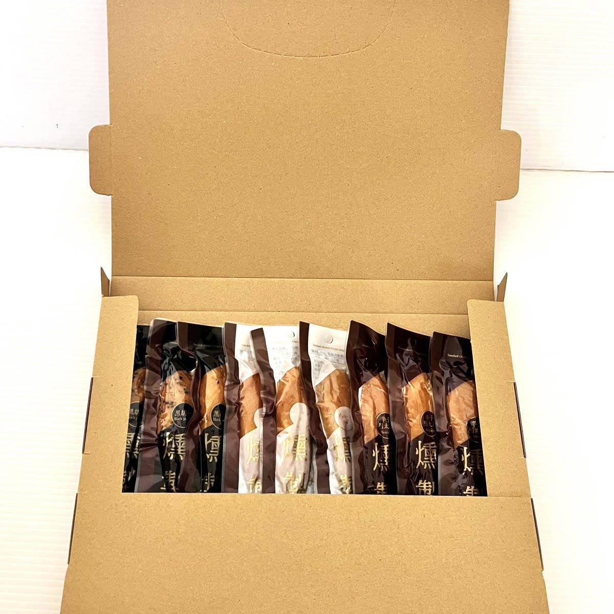 宮崎産 鶏ささみ 燻製 プレーン 黒胡椒 辛子明太子入 〔プレーン・黒胡椒・明太子入 各28g×3〕 くんせい おつまみ