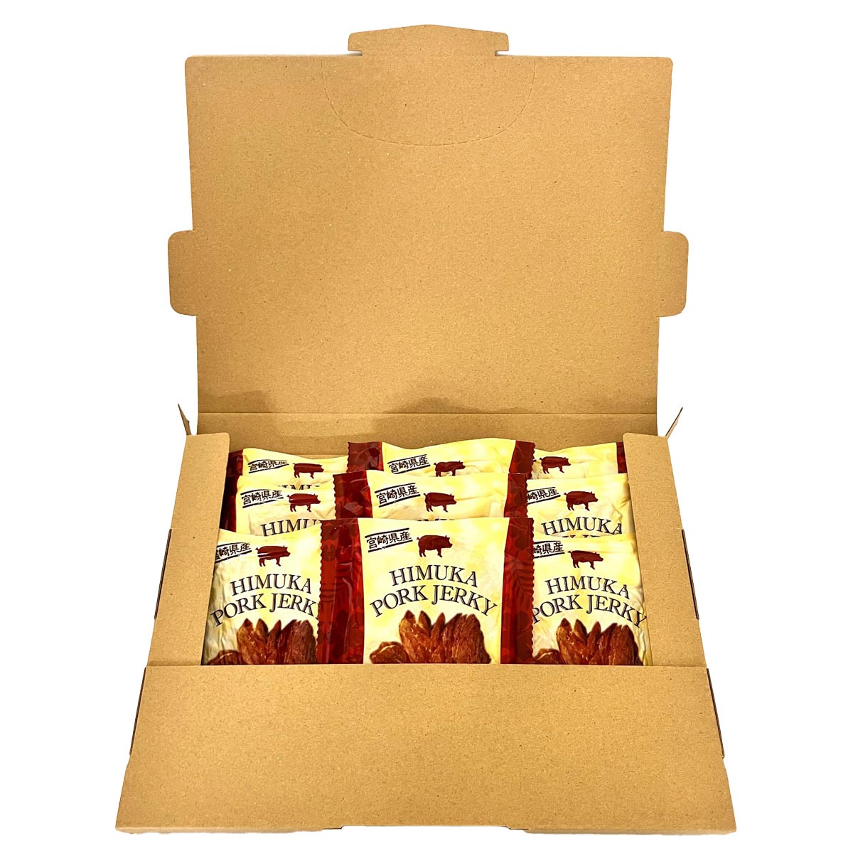 宮崎産 ひむか ポークジャーキー 〔10g×9個〕 おつまみ 乾燥肉
