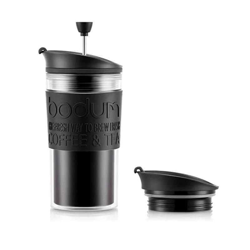 bodum ボダム 携帯用フレンチプレスコーヒーメーカー マグ用リッド付き プラスチック 350ml ブラック K11102-01