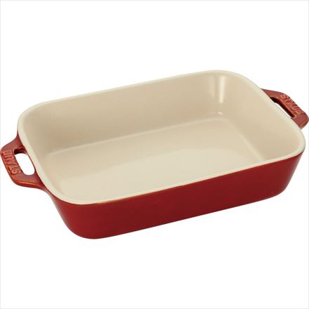 staub ストウブ ビンテージカラー レクタンギュラーディッシュ20cm ターコイズ 40511-868 ラミック グラタン皿 キッシュ 耐熱 オーブン 電子レンジ対応