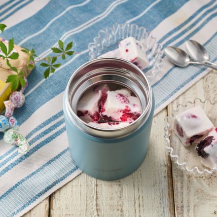 TIGER タイガー 真空断熱フードジャー 0.5L クラウドブルー MKL-W050AL