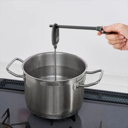 タニタ シンプルシリーズ デジタル温度計 ダークグレー TT-P01-DG