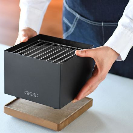 オークス APELUCA アペルカ TABLETOP GRILL アウトドア 炭焼き APS7004