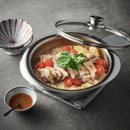 MEYER マイヤー NEWPAN 24cm ガラス蓋付き PM-NP24T