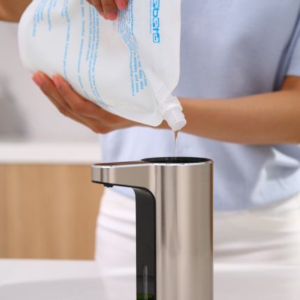 EKO イーケーオー アロマ センサーソープディスペンサー 液体タイプ シルバー EK6088L-MT