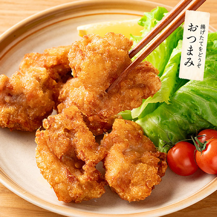 手作り 唐揚げ 1kg （500g×2袋） 骨なし 鶏モモ