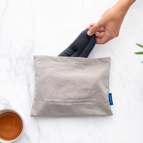 Ostrichpillow HEATED NECK WRAP Midnight Grey