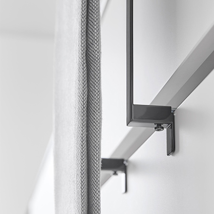 tower タワー キッチンシンク下収納扉タオルハンガー ブラック 1986