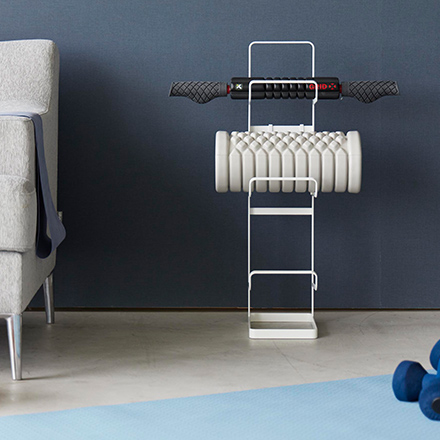 tower タワー フィットネスグッズ収納ラック ホワイト 2034