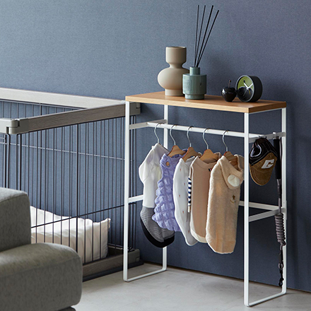 tower タワー ペットコートハンガーラック ホワイト 2119