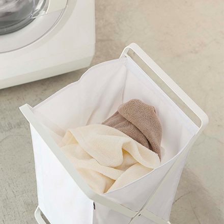 tower タワー ランドリーバスケット ホワイト 2484