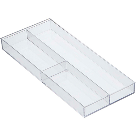 tower タワー 伸縮&スライド カトラリートレー ホワイト 3382