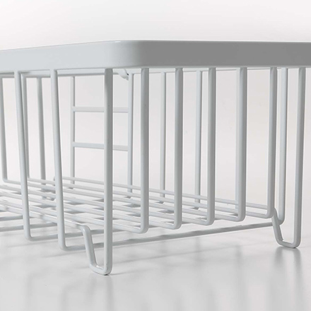 tower タワー 伸縮水切りワイヤーバスケット ホワイト 3492