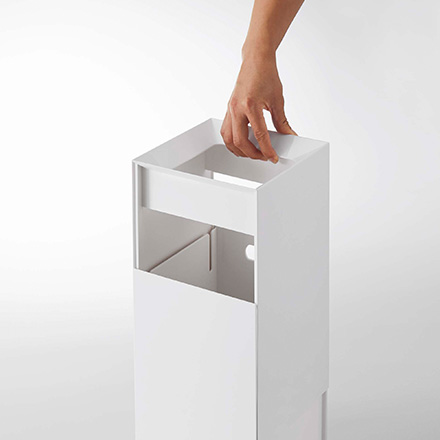 tower タワー トラッシュカン ホワイト 4492