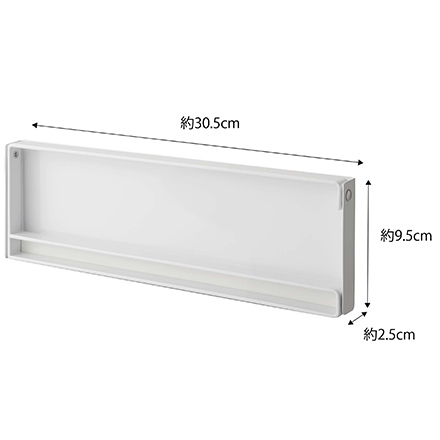 tower タワー 片手でカットマグネットキッチンペーパーホルダー ホワイト 4941