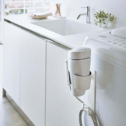 tower タワー マグネットドライヤーホルダー ホワイト 5391