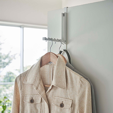 tower タワー 使わない時は収納できるドアハンガー ホワイト 5514