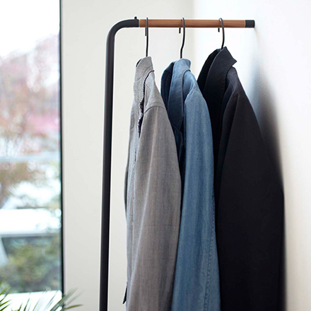 tower タワー スリムコートハンガー ブラック 7551